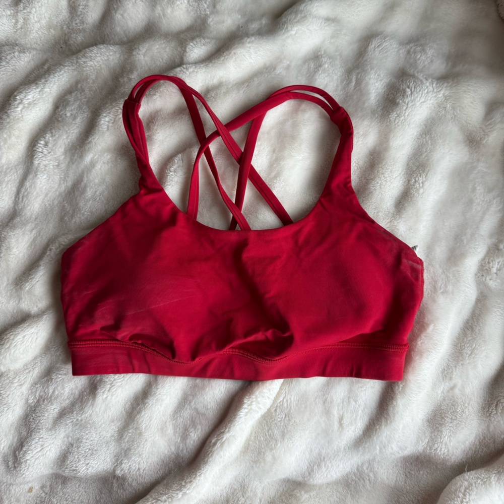 Lululemon Athletica Red Sports Bra